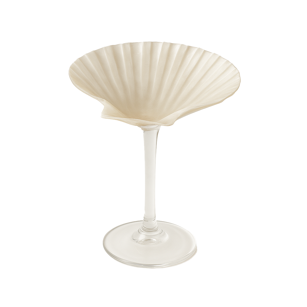 Scallop Shell Cocktail Glass